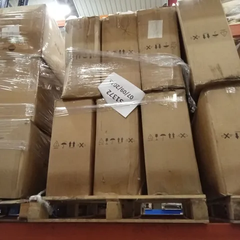PALLET OF ASSORTED INCOMPLETE RATTAN OUTDOOR FURNITURE SETS, PARTS ONLY