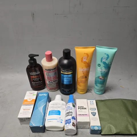 APPROXIMATEY 15 HEALTH AND BEAUTY PRODUCTS TO INCLUDE GIVE ME SHAMPOO, NASAL SPRAY, AND SLEEQ PDRN ETC. - COLLECTION ONLY