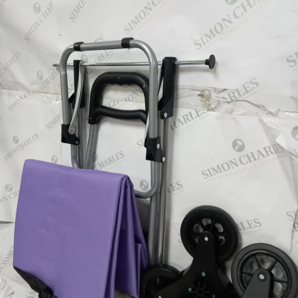 OUTLET LOCK 'N LOCK INSULATED SHOPPING TROLLEY CART WITH STAIR