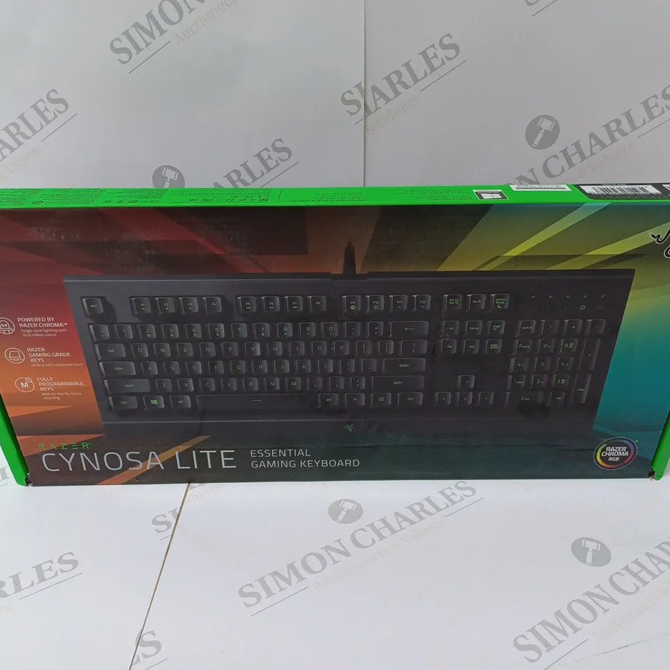 BRAND NEW BOXED RAZER CYNOSA LITE ESSENTIAL GAMING KEYBOARD