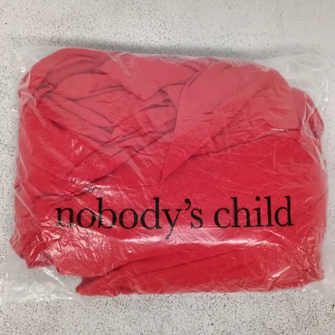 BAGGED NOBODY'S CHILD CHRISSY MIDI DRESS IN RED SIZE UK 8