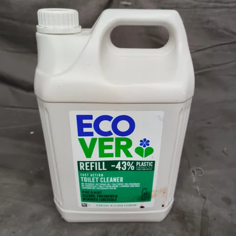ECOVER TOILET CLEANER REFILL BOTTLE – PINE & MINT - 5L