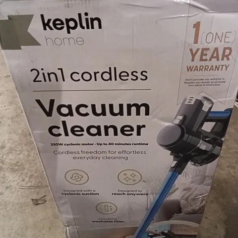 BOXED KEPLIN 2IN1 CORDLESS VACUUM CLEANER 