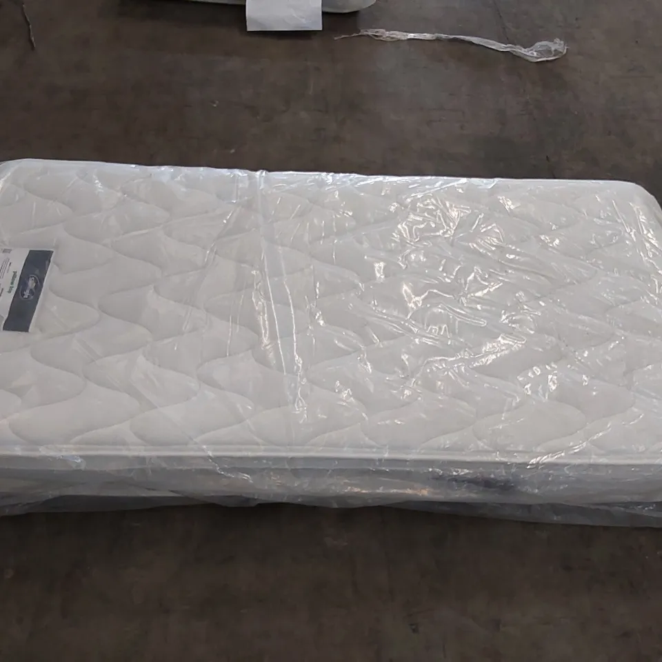 QUALITY BAGGED SILENTNIGHT 90CM MIRACOIL PILLOW TOP MATTRESS 