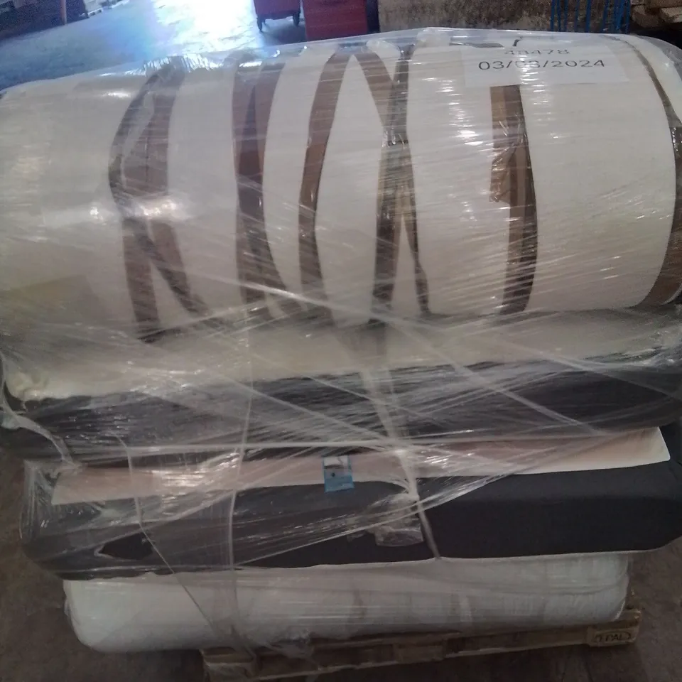 PALLET CONTAINING 3 MATTRESSES SIZES AND SPECS VARY