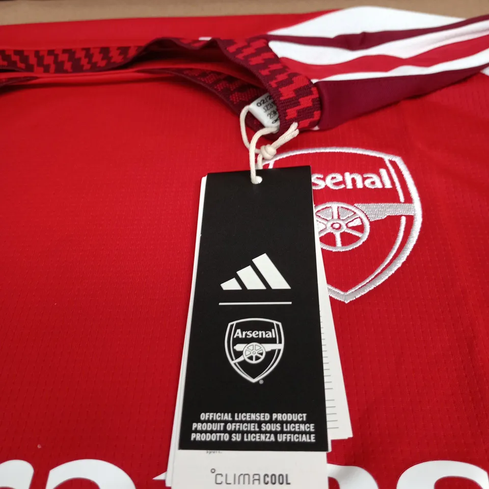 ADIDAS ARSENAL FOOTBALL CLUB HOME SHIRT LARGE TAGGED