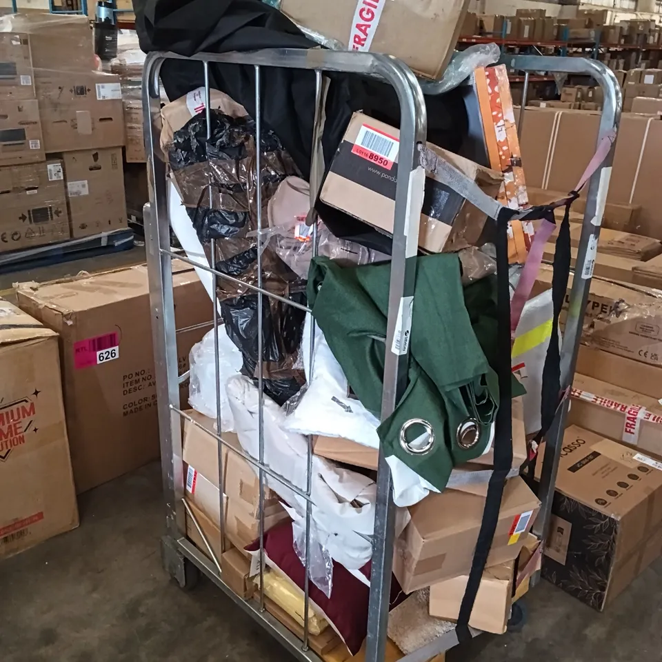 CAGE OF ASSORTED HOUSEHOLD GOODS AND PRODUCTS - CAGE NOT INCLUDED 