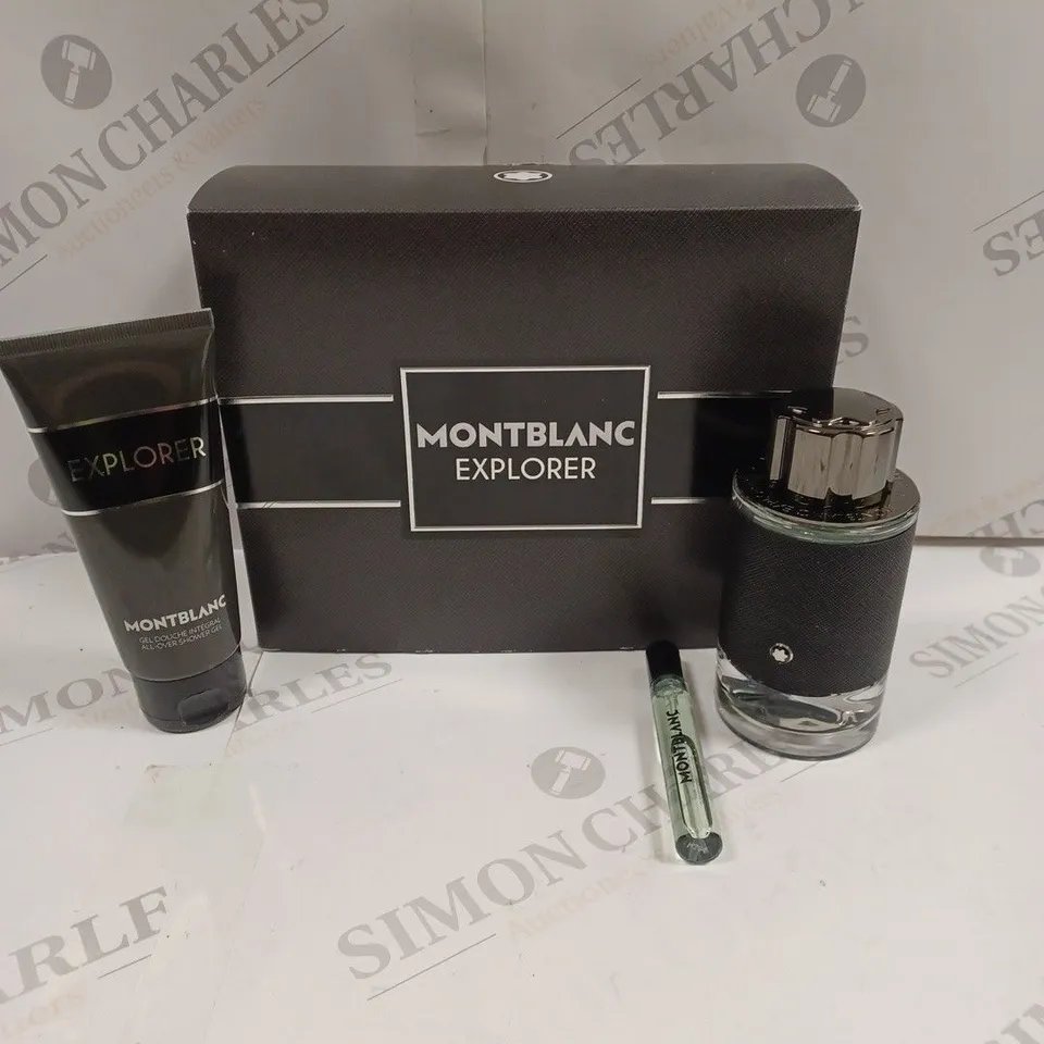 BOXED MONTBLANC EXPLORER EAU DE PARFUM GIFT SET 