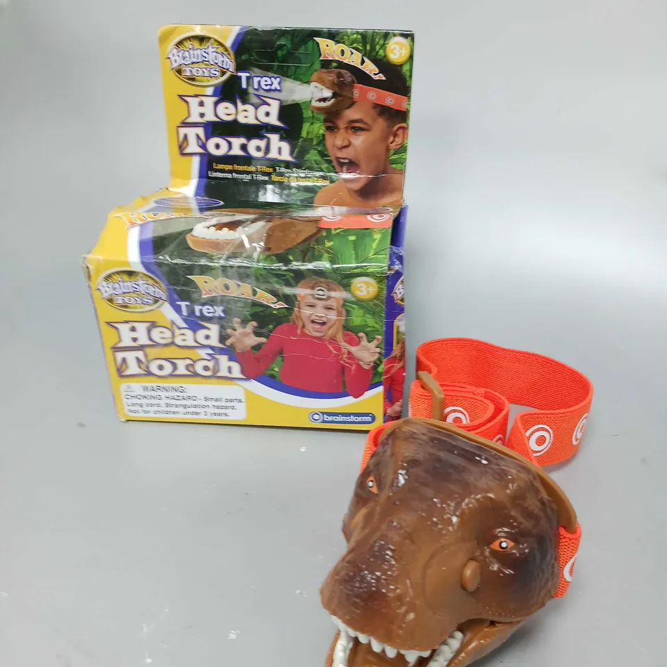 BOXED T-REX HEAD TORCH