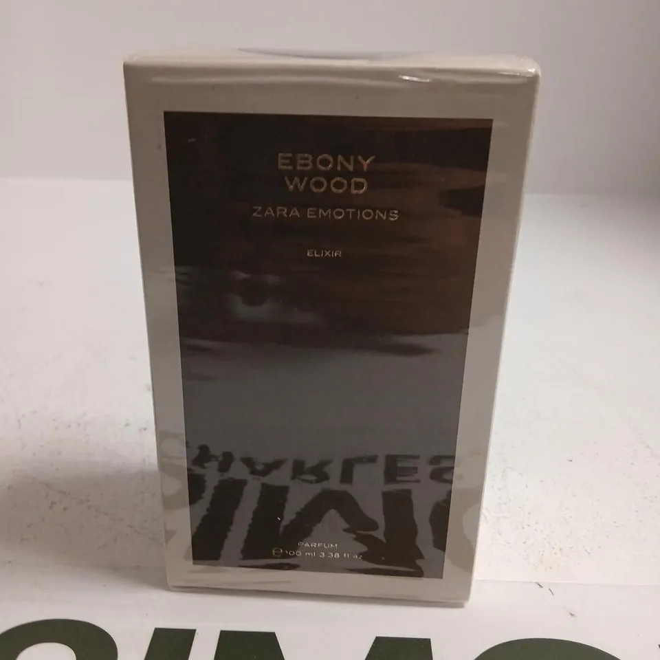 BOXED AND SEALED EBONY WOOD ZARA EMOTIONS ELIXIR PARFUM 100ML