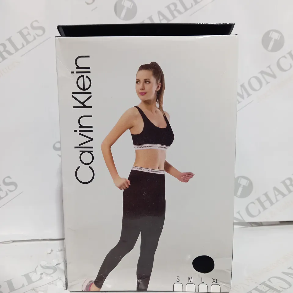 CALVIN KLEIN LEGGING  PANT BLACK SIZE L