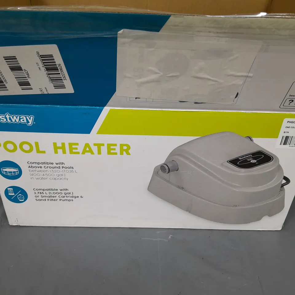 BOXED FLOW CLEAR POOL HEATER