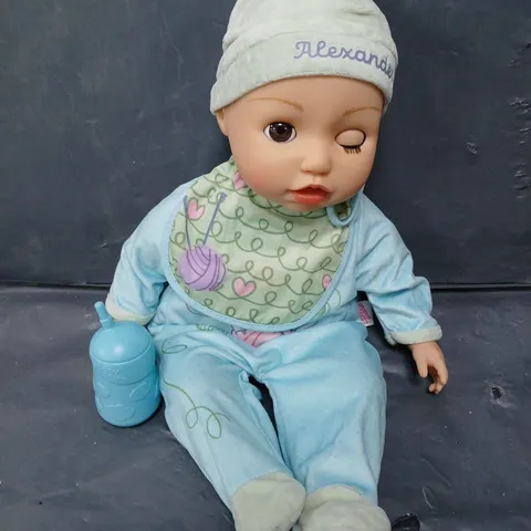 BOXED BABY ANNABELL INTERACTIVE ALEXANDER 