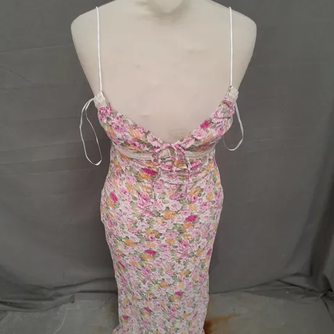 PRINCESS POLLLY EMILY MAXI DRESS IN PINK FLORAL SIZE US 0