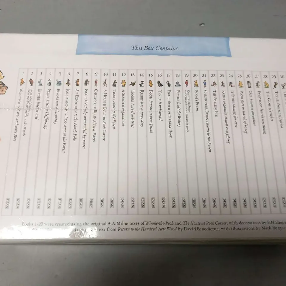 SEALED WINNIE THE POOH THE COMPLETE COLLECTION A.A. MILNE 