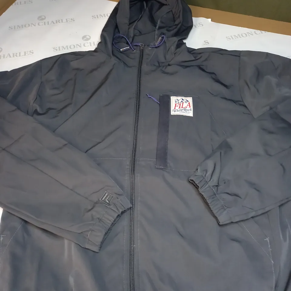 FILA REFLECTIVE RIPSTOP WINDBREAKER JACKET SIZE L