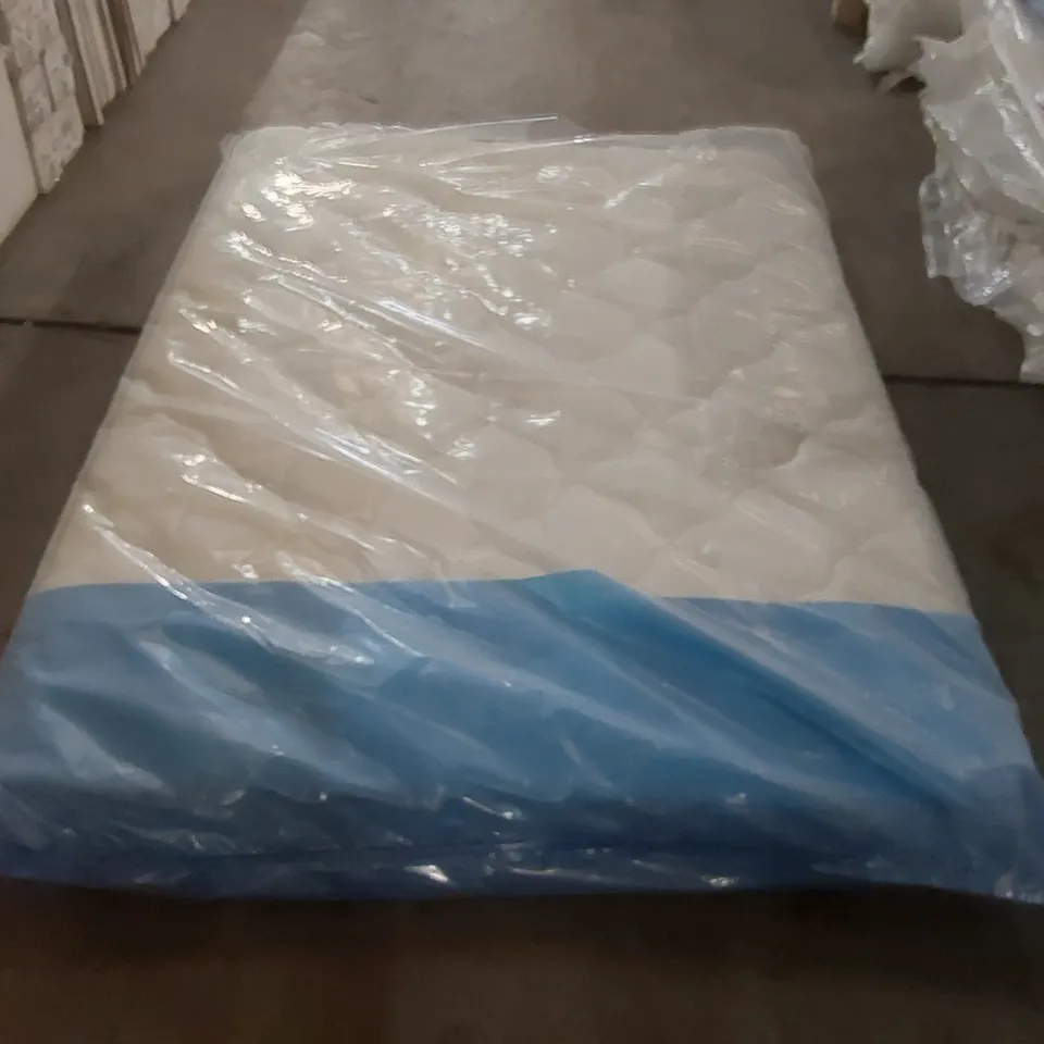 QUALITY BAGGED DOUBLE 135cm AIRSPRUNG LUXURY QUILTED MEDIUM MATTRESS RRP £229