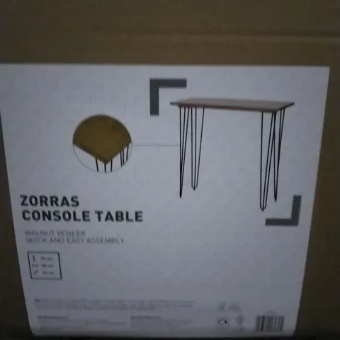 BOXED ZORRAS CONSOLE TABLE