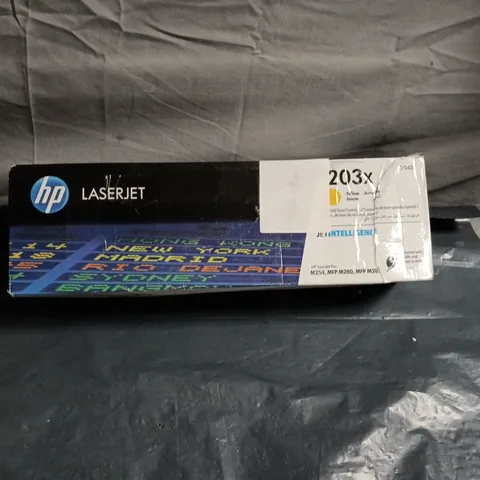 HP 203X YELLOW LASERJET TONER CARTRIDGE – BOXED (FOR HP LASERJET PRO M254/M280 SERIES)