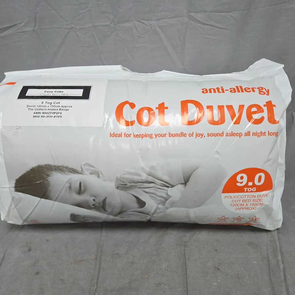 ANTI-ALLERGY 9-TOG COT DUVET