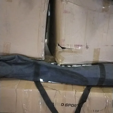 PALLET OF APPROXIMATELY 8 ASSORTED ITEMS TO INCLUDE- METIS PUNCHING BAG - POP UP MANNEQUINS- KETTLE BELL RACK ECT