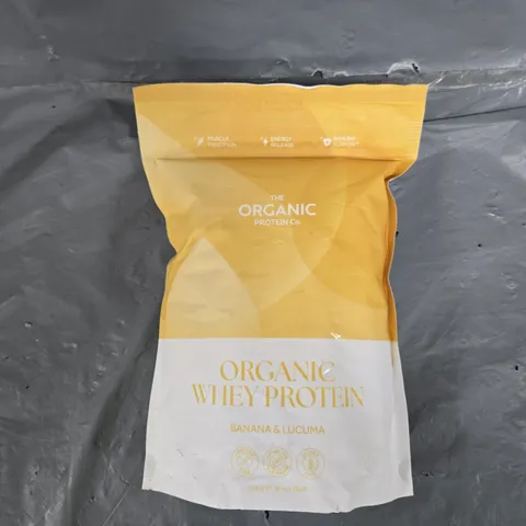 ORGANIC WHEY PROTEIN - BANANA & LUCUMA 600G 
