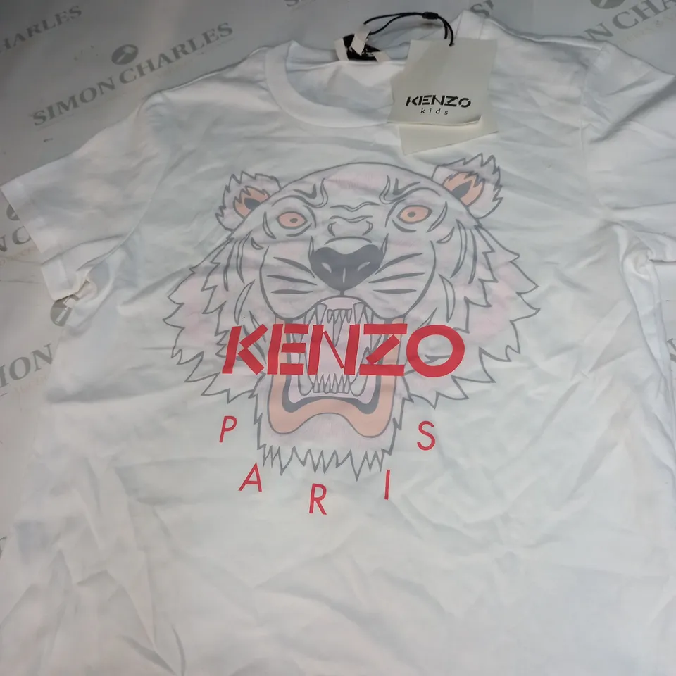 BOYS KENZO PARIS GRAPHIC T-SHIRT SIZE 10 YEARS