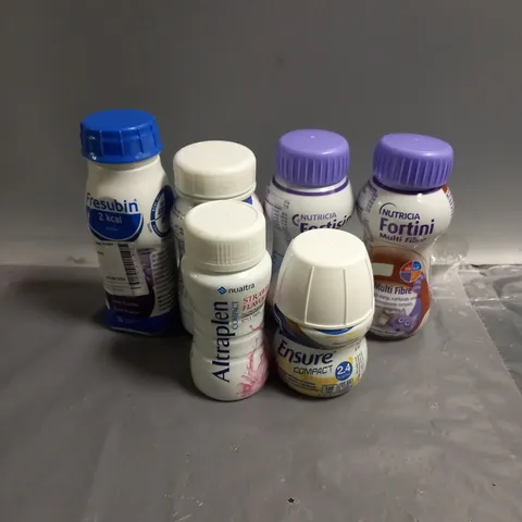 APPROXIMATELY 30 ASSORTED NUTRITION SUPPLEMENT DRINKS TO INCLUDE - ENSURE - ALTRAPLEN - FRESUBIN - ETC