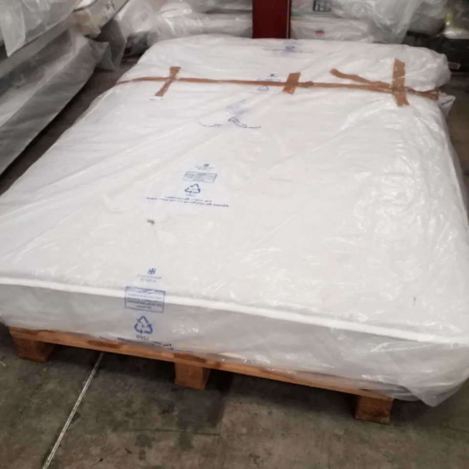 QUALITY BAGGED 4'6" DOUBLE SERENITY HYBRID COIL AND MEMORY FOAM MATTRESS