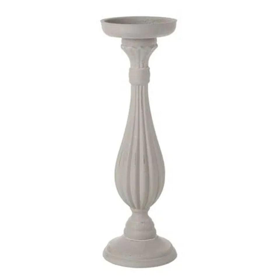 BOXED ORNATE TALL CANDLE HOLDER