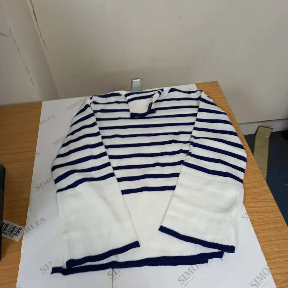 BOX OF ASSORTED CLOTHING ITEMS TO INCLUDE DRESSES JUMPERS ETC