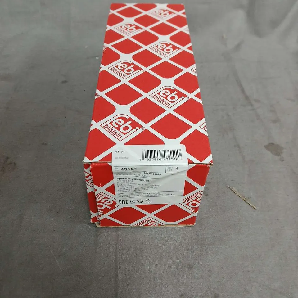 BOXED AND SEALED FEBI BILSTEIN TIE ROD END 43151