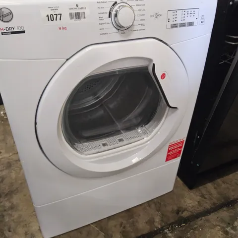 HOOVER HLEV9LG FREESTANDING VENTED TUMBLE DRYERCANDY SMART PRO FREESTANDING WASHING MACHINE WHITE