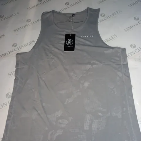 GYMKING DEBOSSED VEST SIZE S