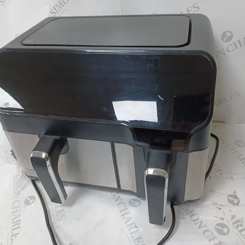 COOK'S ESSENTIALS 7.7L DUAL AIR FRYER 