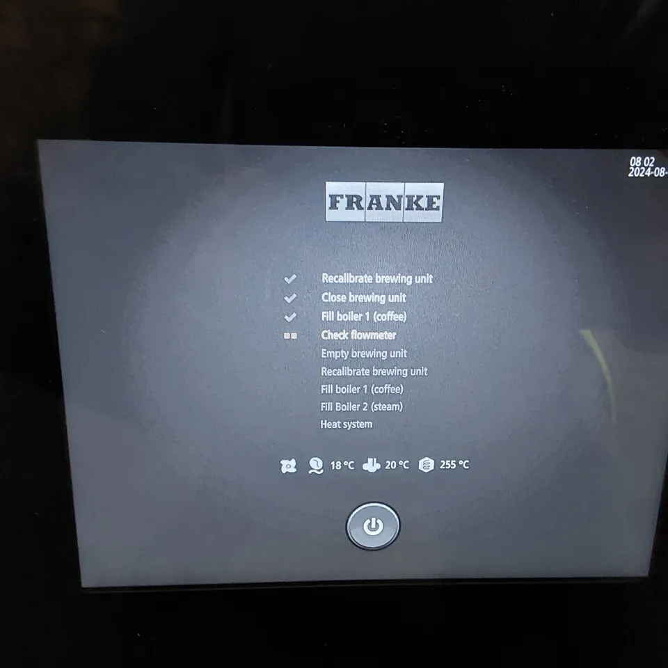 FRANKE A600 BEAN TO CUP COMMERCIAL COFFEE MACHINE WITH FOAMMASTER MILK SYSTEM 
