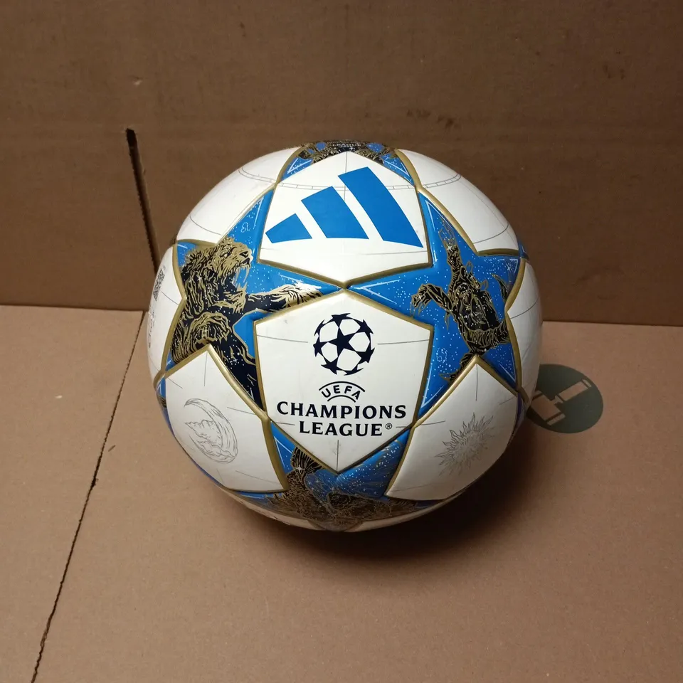 ADIDAS UCL LEAGUE 25/26 LEAGUE STAGE BALL - WHITE (SIZE 5)