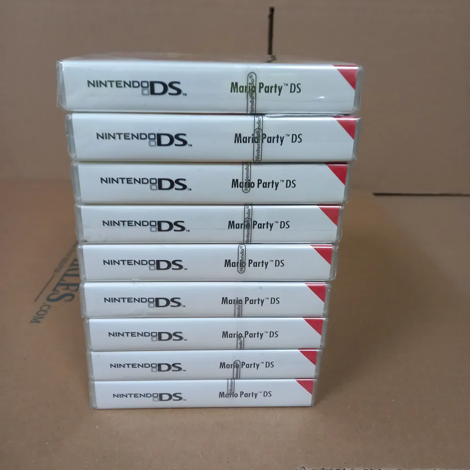 LOT OF 9 SEALED MARIO PARTY DS FOR NINTENDO DS