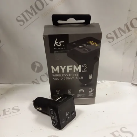 BOXED 20x KITSOUND MYFM2 WIRELESS TO FM CONVERTOR 
