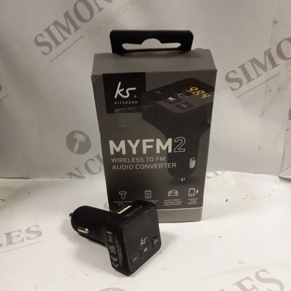 BOXED 20x KITSOUND MYFM2 WIRELESS TO FM CONVERTOR 
