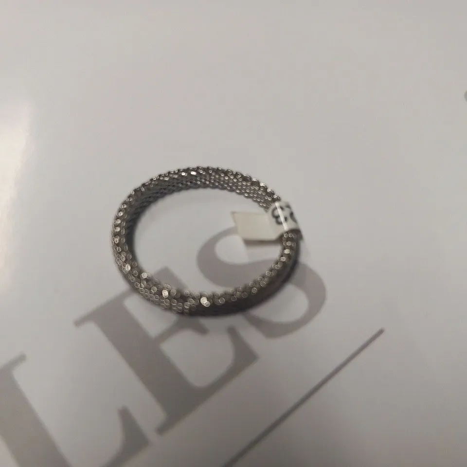 BERING STAINLESS STEEL MESH INNER RING SIZE 8