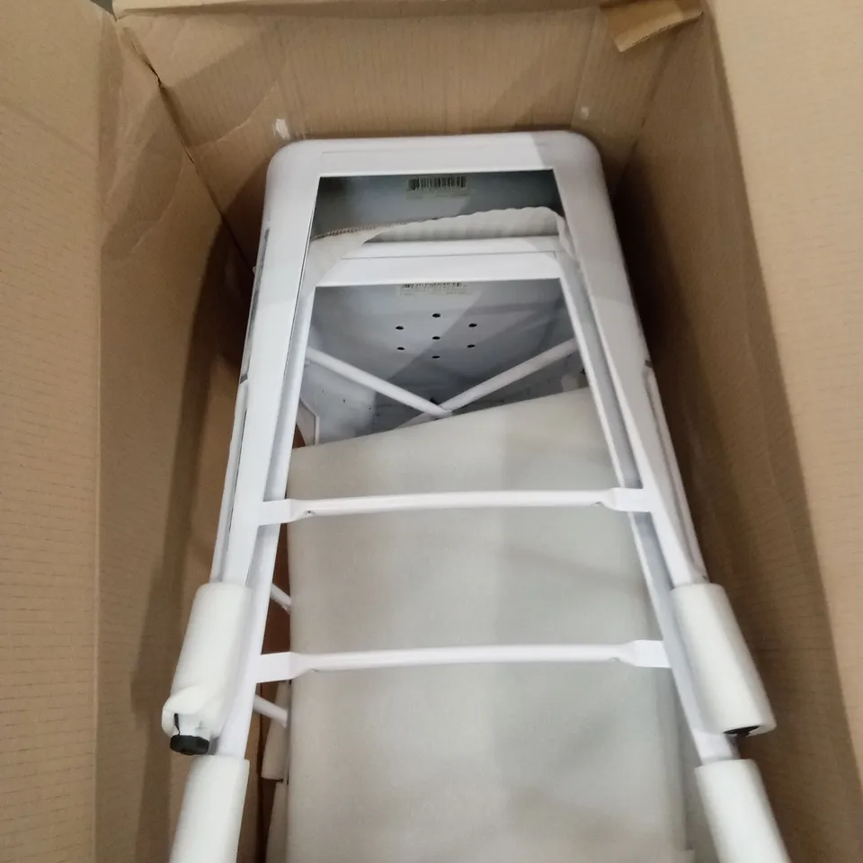 BOXED SET OF 2 DOVERCLIFF BAR & COUNTER STOOLS - DISTRESSED WHITE (1 BOX)