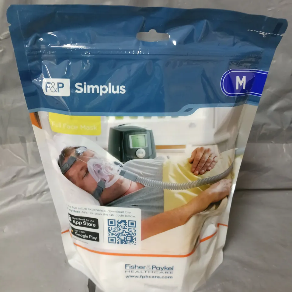 SEALED SIMPLUS FULL FACE MASK - MEDIUM