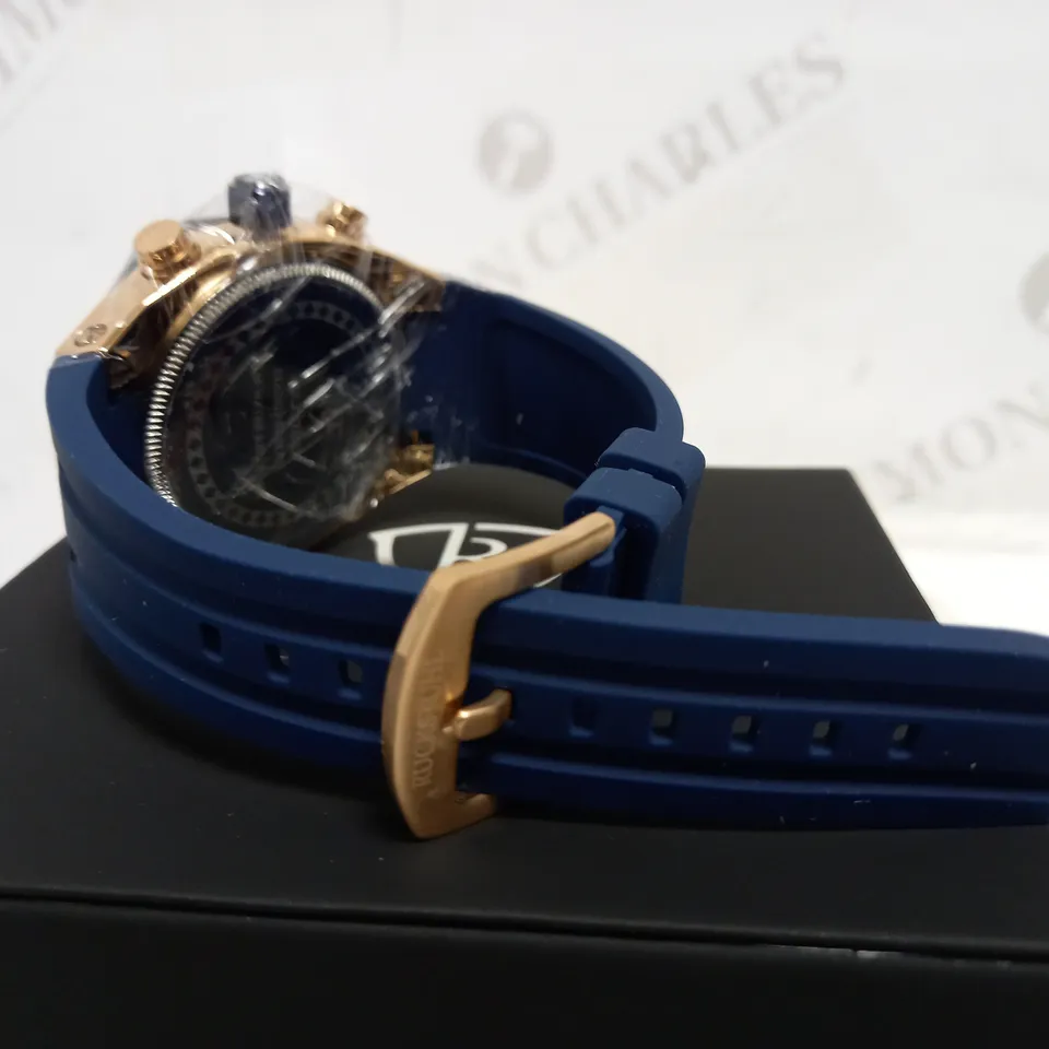 RUCKSTUHL CHRONOGRAPH STYLE RUBBER STRAP WATCH RRP £560