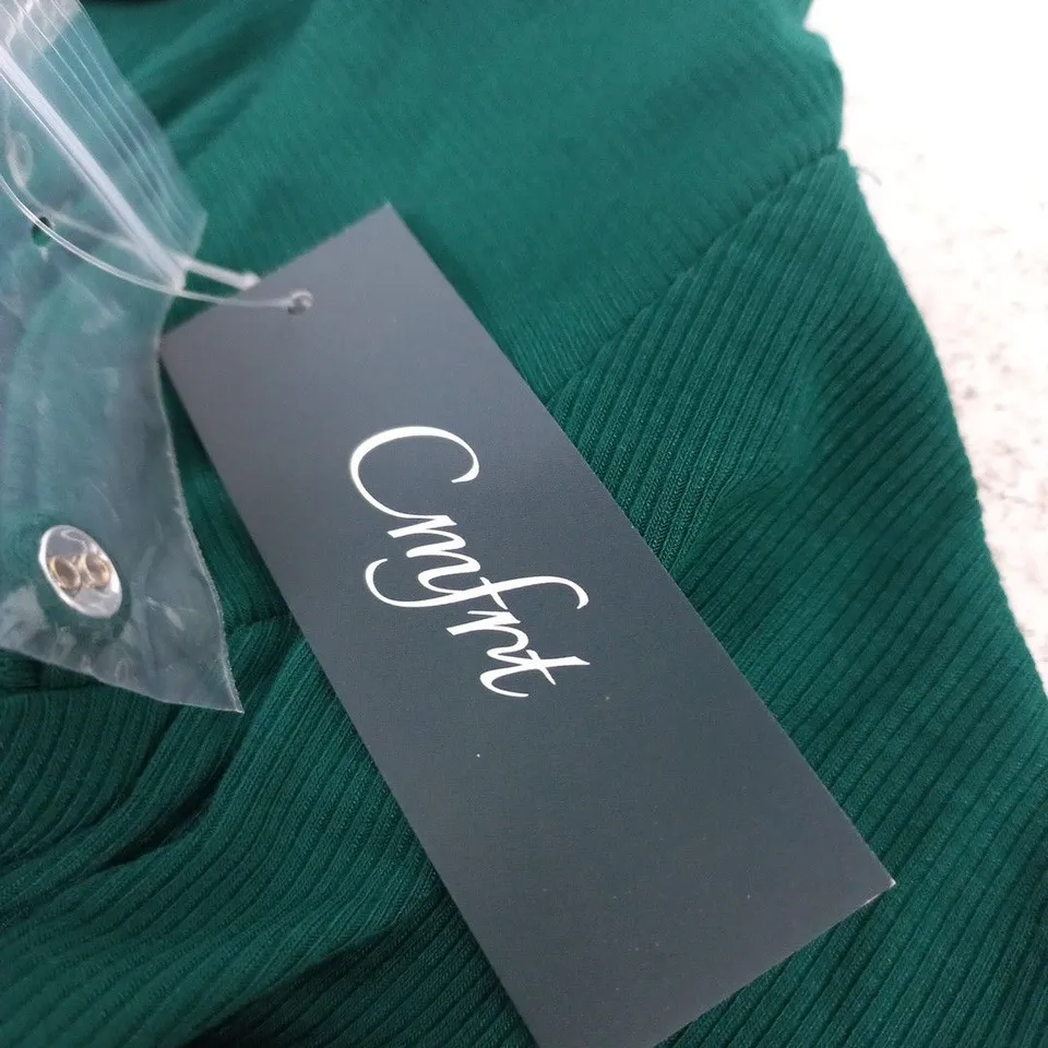 CLOMANA WOMEN'S LONG PJ SET – EMERALD GREEN, SIZE SMALL