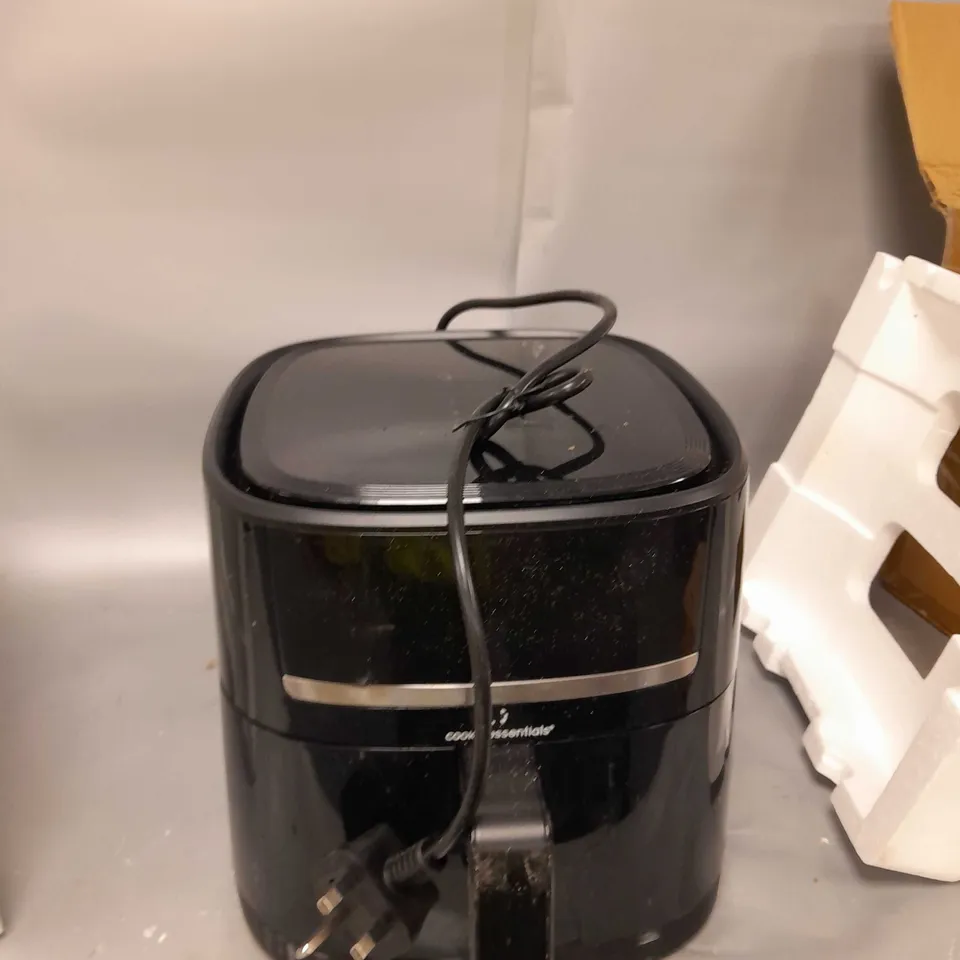 BOXED COOK'S ESSENTIALS 4L AIR FRYER IN BLACK