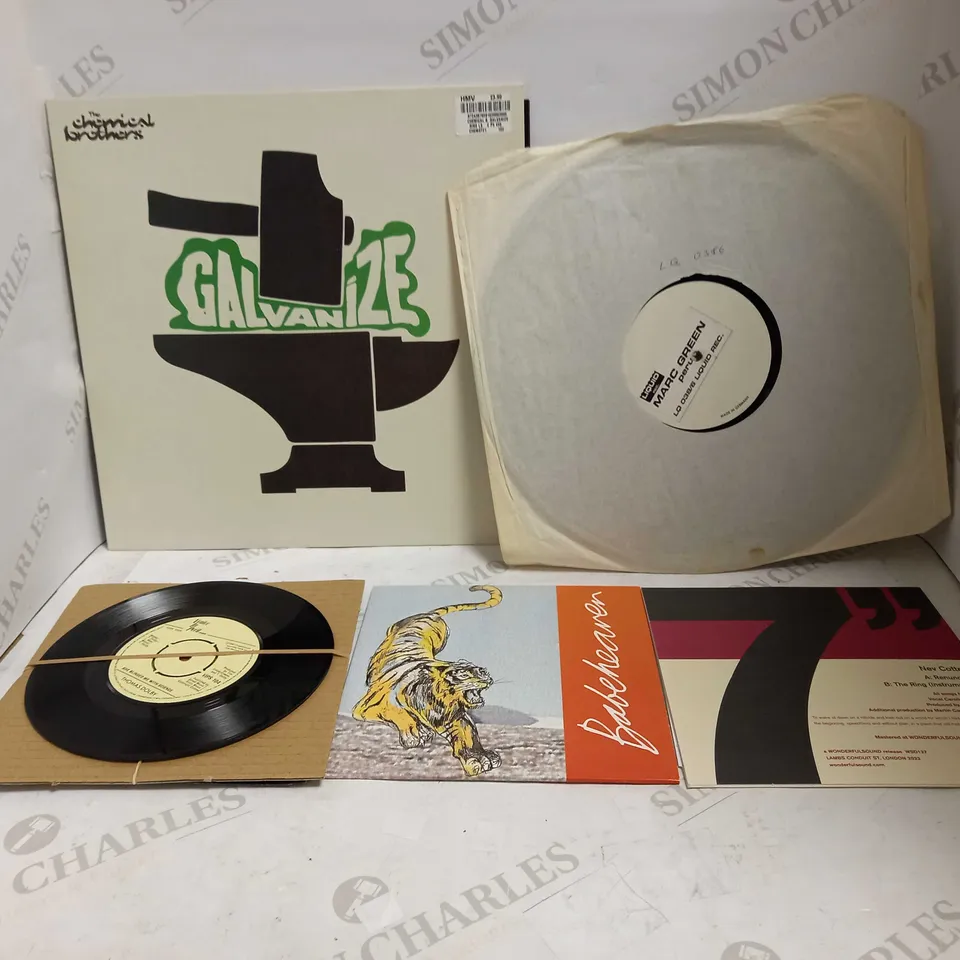 LOT OF APPROXIMATELY 12 ASSORTED VINYLS, TO INCLUDE SPEEDY UNDERGROUND, ROMEO'S DAUGHTER, MADONNA, ETC