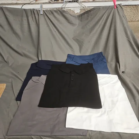 TAILORED ATHLETE 5 PACK POLO SHIRTS XXL