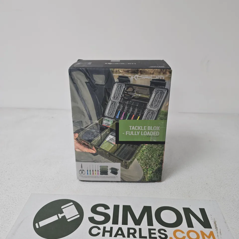 KORUM TACKLE BOX – FULLY LOADED FISHING GEAR ORGANISER