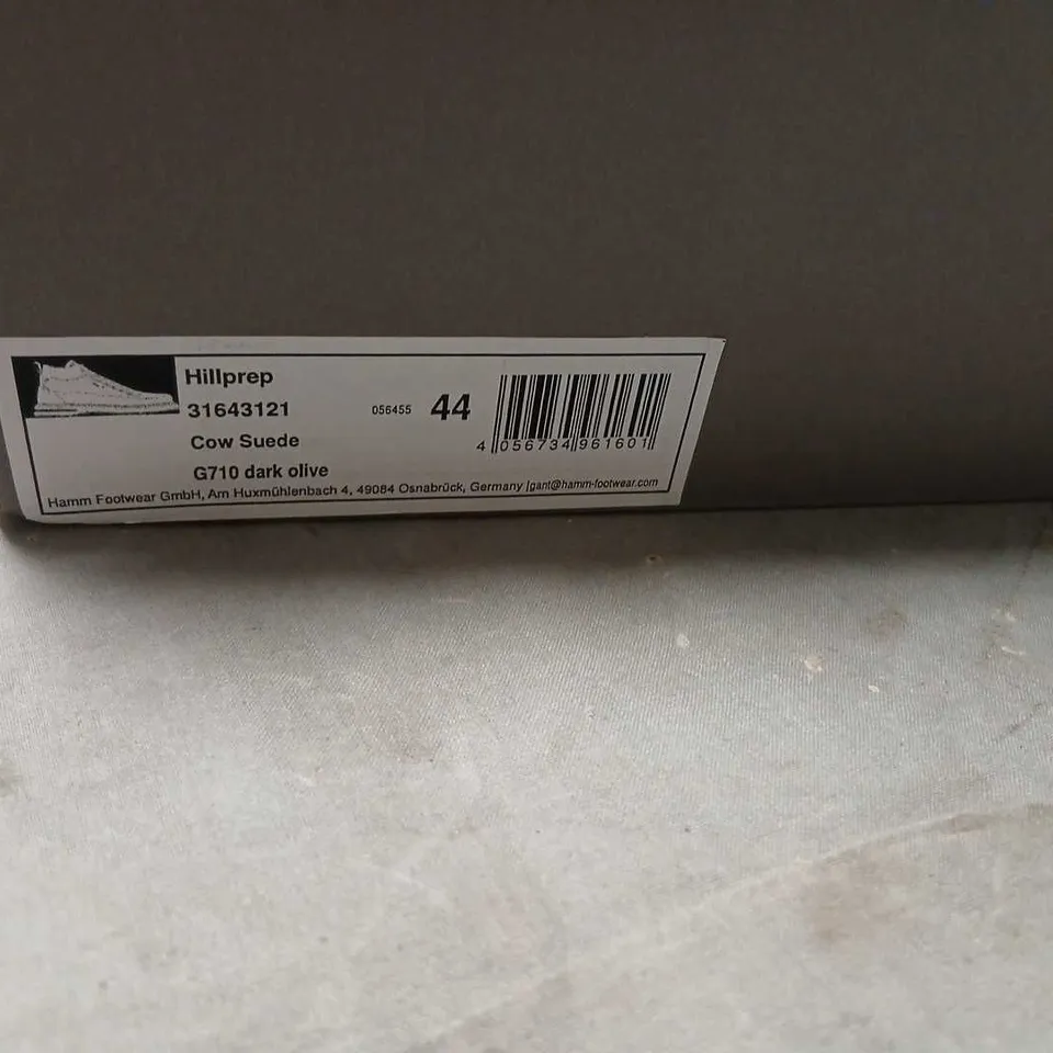 GANT HILLPREP BOOTS – COW SUEDE, DARK OLIVE, UK 9.5 (EU 44)
